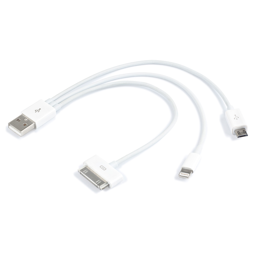 Afficher les détails pour 3-in-1 kabel voor PowerVault (iPhone 4, iPhone 5, Micro USB) Image de 3-in-1 kabel voor PowerVault (iPhone 4, iPhone 5, Micro USB)