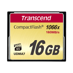 Toon details voor Transcend 16GB CompactFlash (1000X | R 160MB/s | W 120MB/s ) Afbeelding van Transcend 16GB CompactFlash (1000X | R 160MB/s | W 120MB/s )