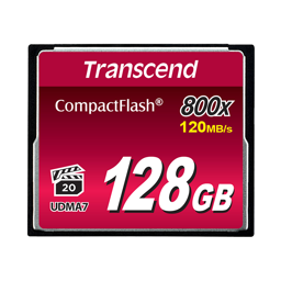 Toon details voor Transcend 128GB CompactFlash (800X | R 120MB/s | W 60MB/s ) Afbeelding van Transcend 128GB CompactFlash (800X | R 120MB/s | W 60MB/s )