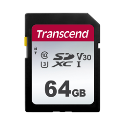 Toon details voor Transcend 64GB SDXC Class 10 UHS-I U3 V30 (R 100MB/s | W 20MB/s) Afbeelding van Transcend 64GB SDXC Class 10 UHS-I U3 V30 (R 100MB/s | W 20MB/s)