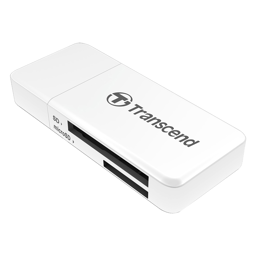Afficher les détails pour Transcend USB 3.0 Card Reader White Image de Transcend USB 3.0 Card Reader White