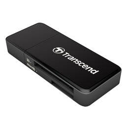 Afficher les détails pour Transcend USB3.0 SD/microSD Card Reader Black Image de Transcend USB3.0 SD/microSD Card Reader Black