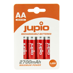 Afficher les détails pour Rechargeable Batteries AA 2700 mAh 4 pcs VPE-10 Image de Rechargeable Batteries AA 2700 mAh 4 pcs VPE-10
