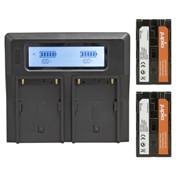 Afficher les détails pour Jupio PowerLED Batterypack F970 - 2x battery (6000mah) + Duo Charger (EU/UK) Image de Jupio PowerLED Batterypack F970 - 2x battery (6000mah) + Duo Charger (EU/UK)