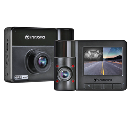 Afficher les détails pour Transcend DrivePro 550B Dashcam Double Lens with suction mount (64GB) Image de Transcend DrivePro 550B Dashcam Double Lens with suction mount (64GB)