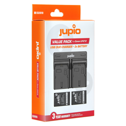 Afficher les détails pour Jupio Value Pack: 2x Battery LP-E12 + USB Dual Charger Image de Jupio Value Pack: 2x Battery LP-E12 + USB Dual Charger