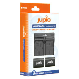 Afficher les détails pour Jupio Value Pack: 2x Battery DMW-BLF19E 1860mAh + USB Dual Charger Image de Jupio Value Pack: 2x Battery DMW-BLF19E 1860mAh + USB Dual Charger