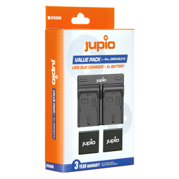 Afficher les détails pour Jupio Value Pack: 2x Battery DMW-BLG10 + USB Dual Charger Image de Jupio Value Pack: 2x Battery DMW-BLG10 + USB Dual Charger