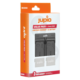 Afficher les détails pour Jupio Value Pack: 2x Battery LP-E8 1120mAh + USB Dual Charger Image de Jupio Value Pack: 2x Battery LP-E8 1120mAh + USB Dual Charger