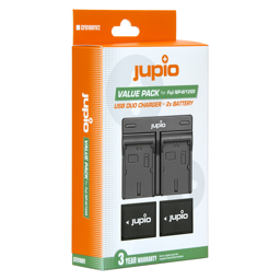 Afficher les détails pour Jupio Value Pack: 2x Battery NP-W126S + USB Dual Charger Image de Jupio Value Pack: 2x Battery NP-W126S + USB Dual Charger