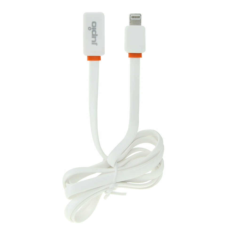 Image de Jupio Flat Cable Lightning to USB WHITE 1M