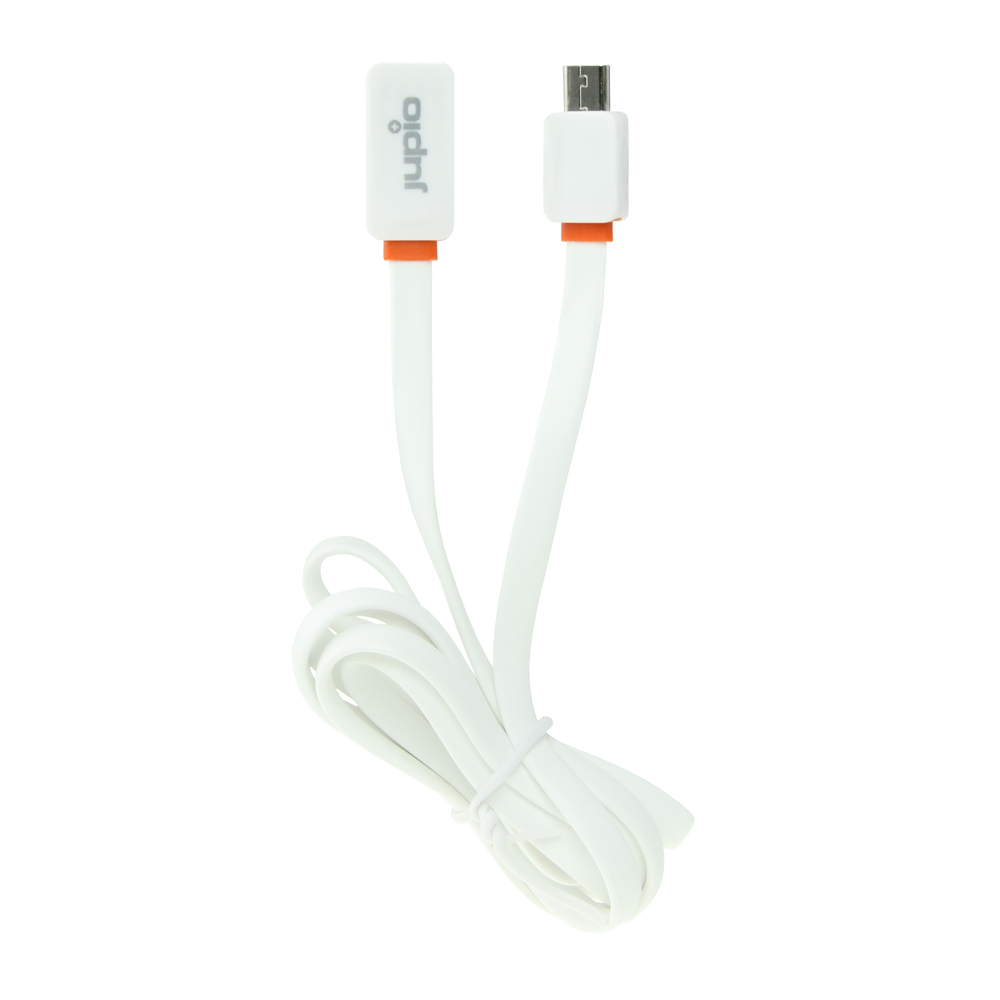 Picture of Jupio Flat Cable Micro USB to USB WHITE 1M