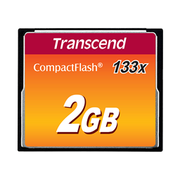 Afbeelding van Transcend 2 GB CompactFlash (133X | R 50MB/s | W 20MB/s )