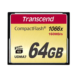 Afbeelding van Transcend 64GB CompactFlash (1000X | R 160MB/s | W 120MB/s )