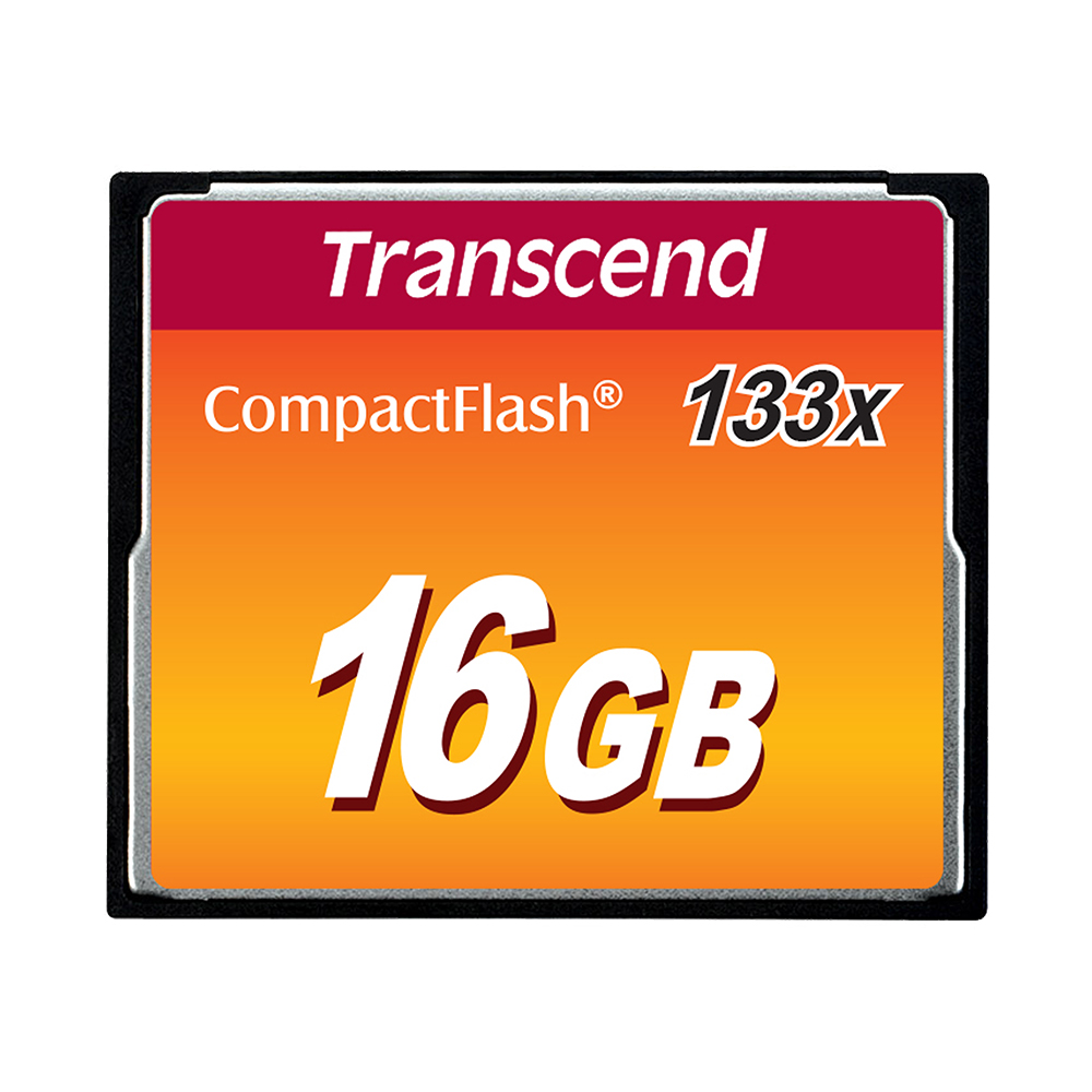 Image de Transcend 16GB CompactFlash (133X | R 50MB/s | W 20MB/s )