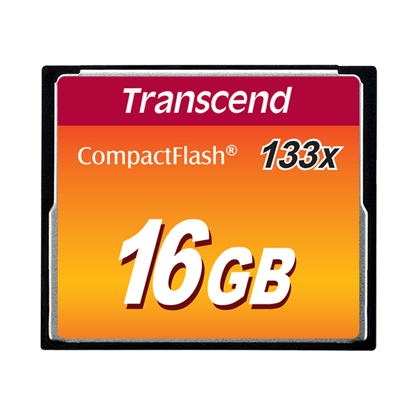 Afbeelding van Transcend 16GB CompactFlash (133X | R 50MB/s | W 20MB/s )