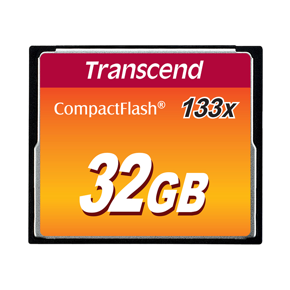 Image de Transcend 32GB CompactFlash (133X | R 50MB/s | W 20MB/s )