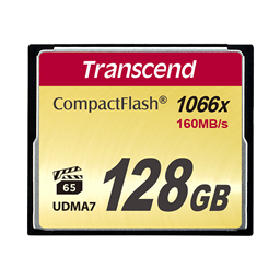 Afbeelding van Transcend 128GB CompactFlash (1000X | R 160MB/s | W 120MB/s )