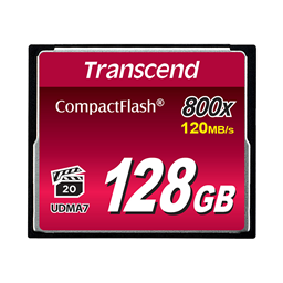 Afbeelding van Transcend 128GB CompactFlash (800X | R 120MB/s | W 60MB/s )