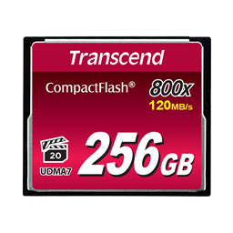 Afbeelding van Transcend 256GB CompactFlash (800X | R 120MB/s | W 60MB/s )