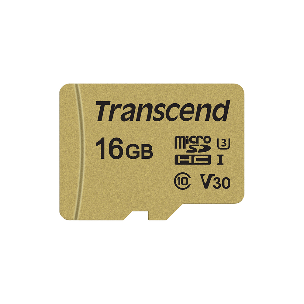 Image de Transcend 16GB micro SDHC Class 10 UHS-I U3 V30 MLC (R 95MB/s | W 60MB/s) (with adapter)
