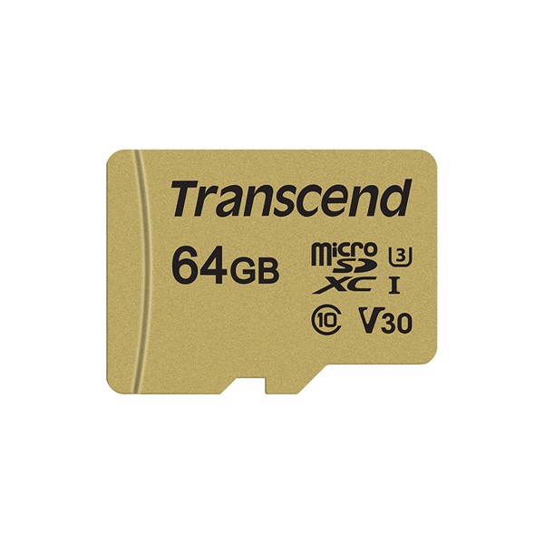 Afbeelding van Transcend 64GB micro SDXC Class 10 UHS-I U3 V30 MLC (R 95MB/s | W 60MB/s) (with adapter)