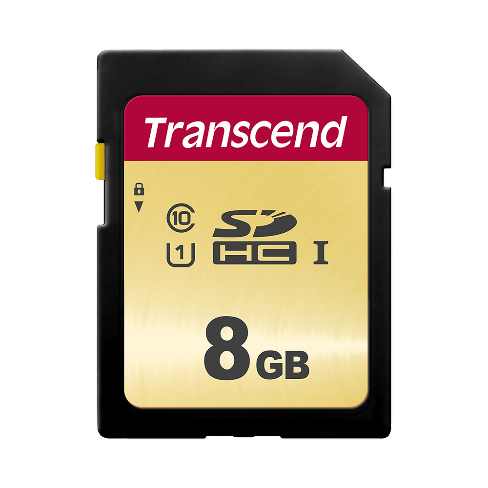 Image de Transcend 8GB SDHC Class 10 UHS-I U1 MLC (R 95MB/s | W 20MB/s)