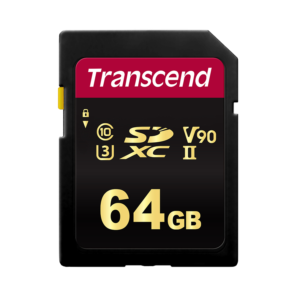 Image de Transcend 64GB SDXC UHS-II U3 MLC V90 (R 285MB/s | W 220MB/s)