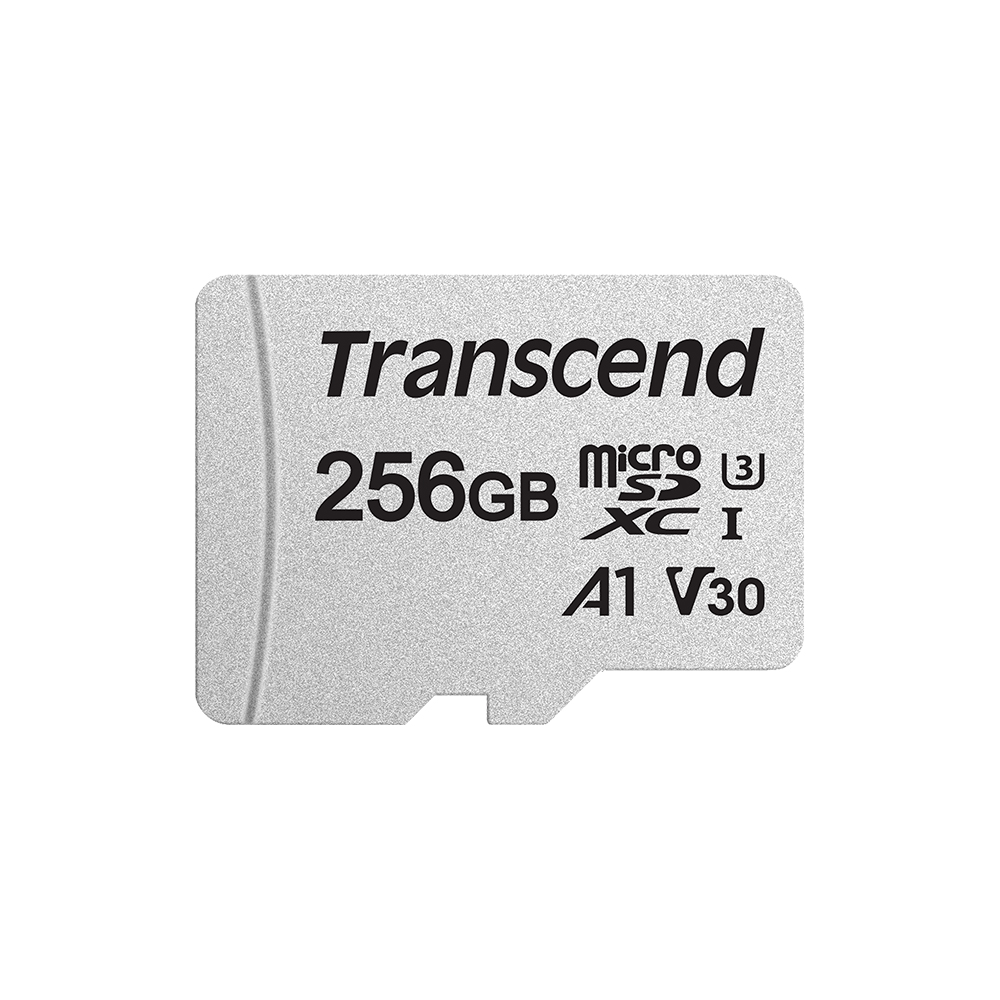 Picture of Transcend 256GB micro SDXC Class 10 UHS-I U3 V30 A1 (R 95MB/s | W 45MB/s) (with adapter)