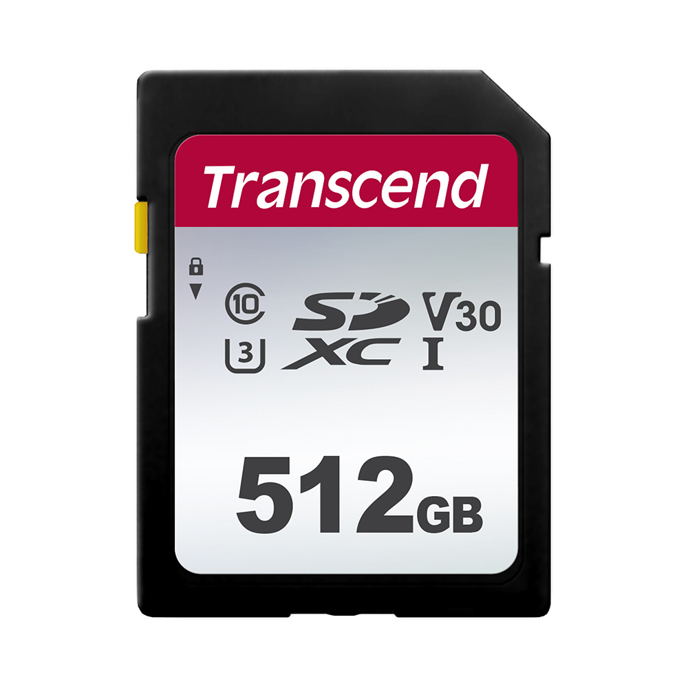 Picture of Transcend 512GB SDXC Class 10 UHS-I U3 V30 (R 95MB/s | W 45MB/s)