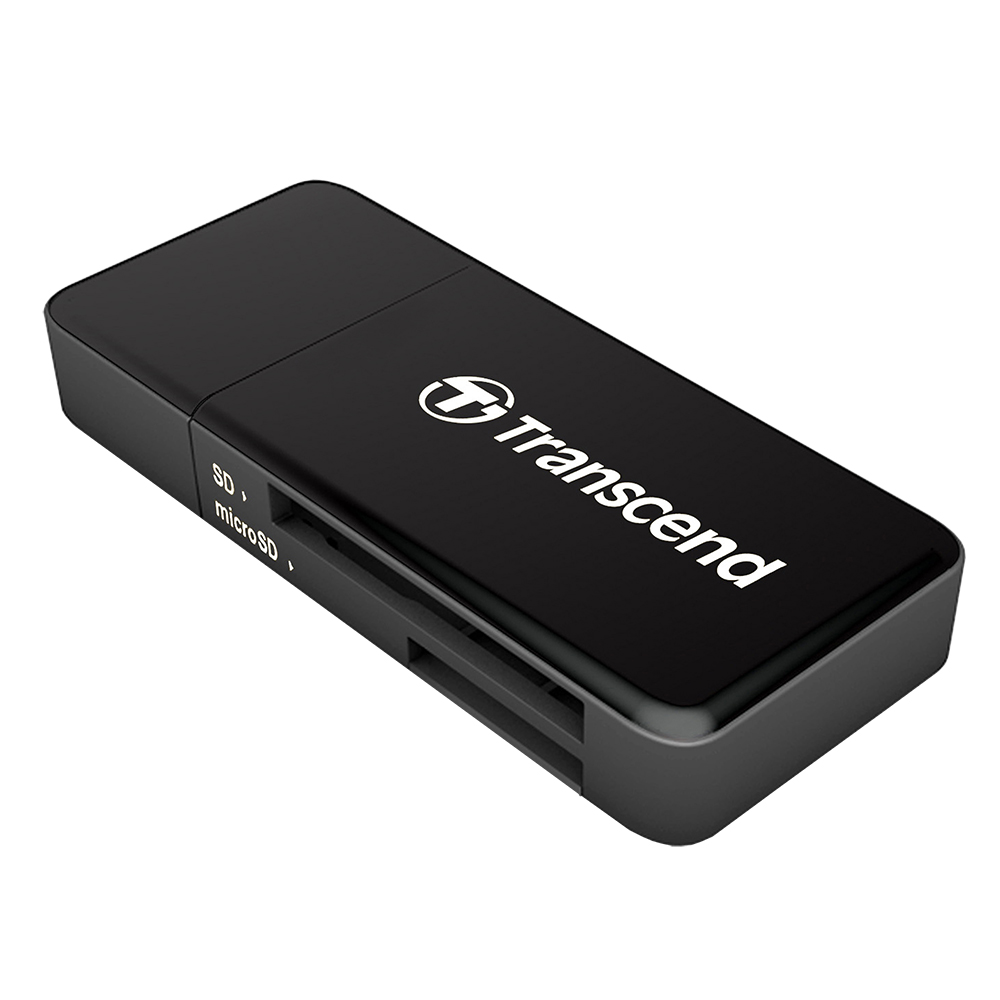 Picture of Transcend USB3.0 SD/microSD Card Reader Black