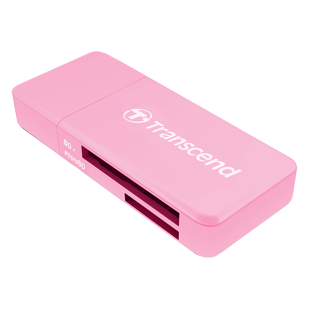 Image de Transcend USB3.0 SD/microSD Card Reader Pink