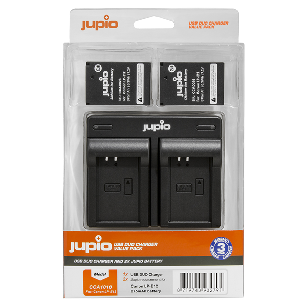 Afbeelding van 2x accu LP-E12 + USB Dual Charger (Value Pack)