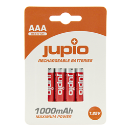 Afbeelding van Rechargeable Batteries AAA 1000 mAh 4 pcs VPE-10