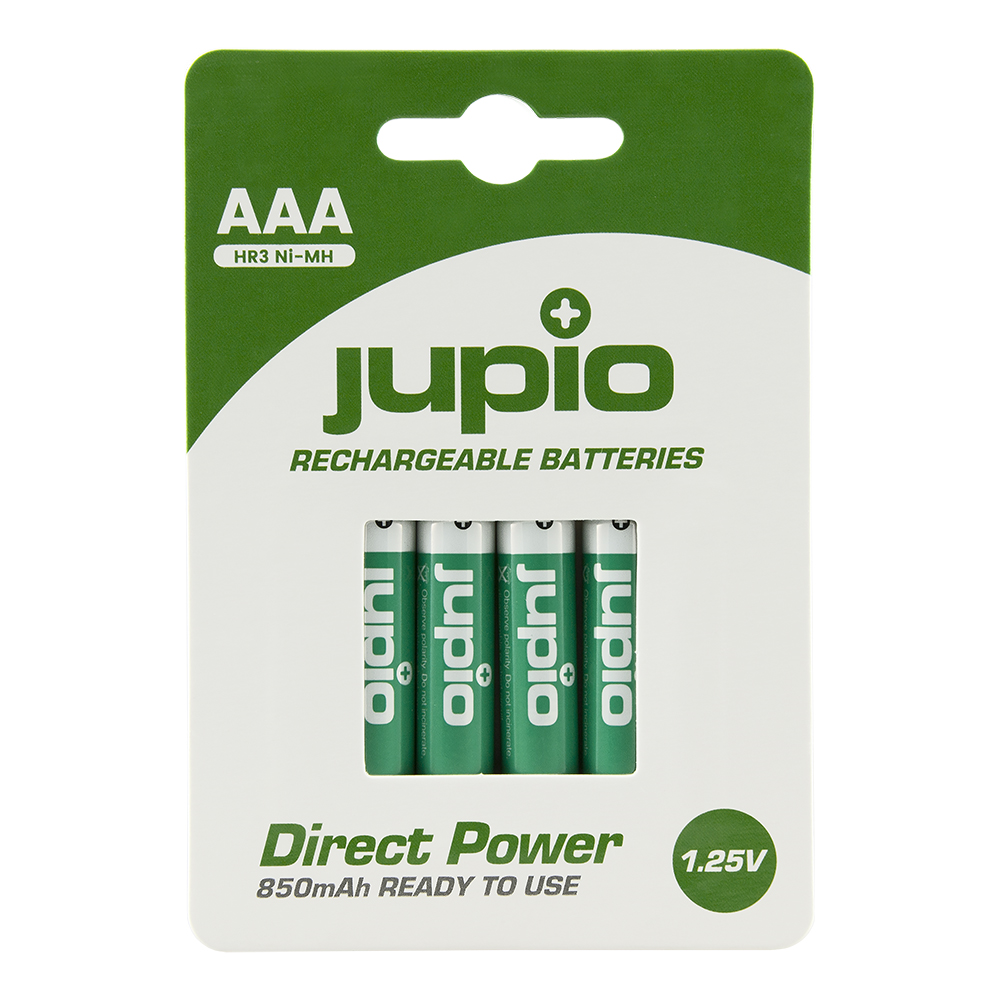 Image de Rechargeable Batteries AAA 850 mAh 4 pcs DIRECT POWER VPE-10