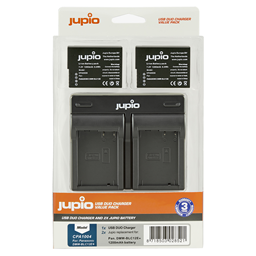 Afbeelding van Jupio Value Pack: 2x Battery DMW-BLC12E + USB Dual Charger