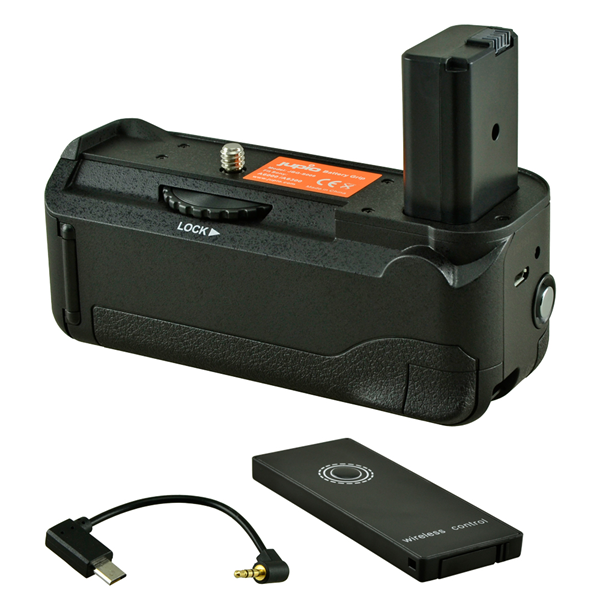 Afbeelding van Battery Grip voor Sony A6000 / A6300 / A6400 + kabel